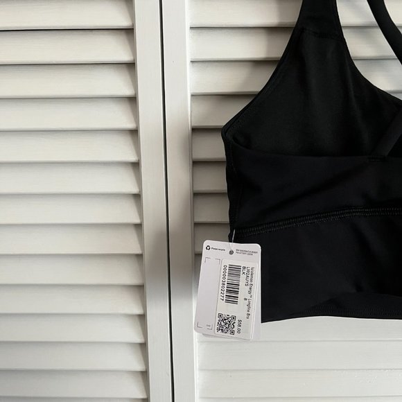 NEW with tags Lululemon Energy Longline Bra Black size 8 - Picture 7 of 9